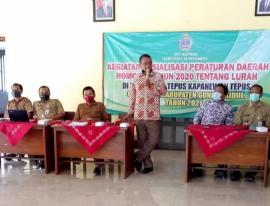 Sosialisasi Perda Tentang Lurah Oleh Komisi A DPRD Gunungkidul