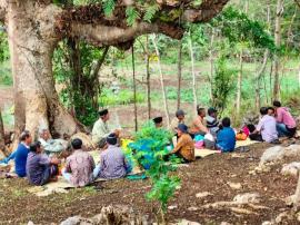 Tradisi Bersik Tlogo Tlempek di Padukuhan Tertua di Kalurahan Tepus. 