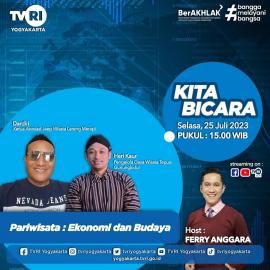 Lurah Tepus Mengajak Warga Masyarakat Menyaksikan Acara TVRI Talkshow Paket Desa Wisata Tepus