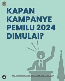 Masyarakat Tepus Perlu Tahu, Kapan Kampanye Pemilu 2024 Dimulai 