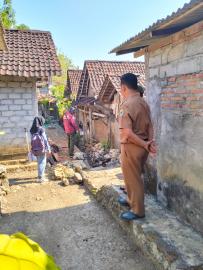 Survey Lokasi Pembangunan Drainase di Padukuhan Tepus II