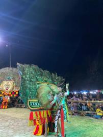 Malam 9 Bersama Jathilan Singo Barong Pada Gelar Budaya Dewi Kampus 