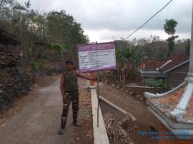 Monitoring Bamuskal : Tinjau Lokasi Kegiatan Pembangunan Fisik Kalurahan Tepus 