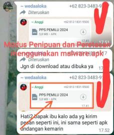 Pemerintah Kalurahan Tepus Menghimbau Agar Hati-hati Penipuan Lewat WA - Bermodus File APK