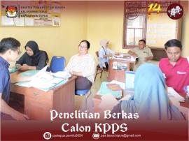 Penelitian Berkas Persyaratan Pendaftaran KPPS Kalurahan Tepus - PPS Tepus 