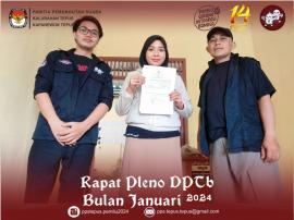 Layanan Pindah Memilih DPTb - Rapat Pleno DPTb Januari Oleh PPS Tepus 