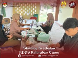 Skrining BPJS Kesehatan Bagi KPPS  - Pemilu 2024