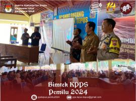 Bimtek Bagi KPPS Kalurahan Tepus Pada Pemilu 2024 - 29 Januari 2024