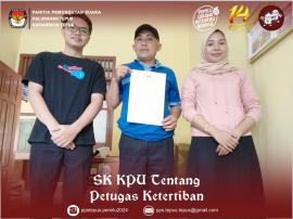 SK Penetapan Petugas Ketertiban TPS - Pemilu Tahun 2024