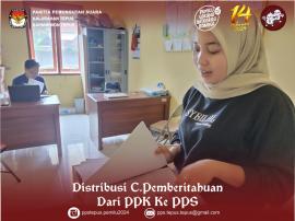 Distribusi C.Pemberitahuan Dari PPK Ke PPS - Undangan Pemilu 2024