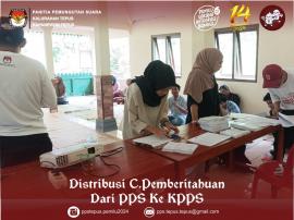 Distribusi C.Pemberitahuan (Undangan) Sudah Tercetak Nama - Pemilu 2024