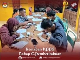 KPPS di Kalurahan Tepus Adakan Pertemuan Internal - Bahas Undangan Pemilu 2024