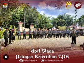 Apel Siaga Bagi Petugas Ketertiban TPS - 10 Februari 2024