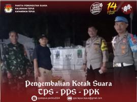 Pengembalian Kotak Suara dari TPS ke PPS 