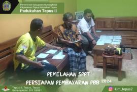 Persiapan Pembayaran PBB Bagi Warga Kalurahan Tepus