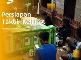 Persiapan Takbir Keliling Ramadhan 1445 H di Kalurahan Tepus 