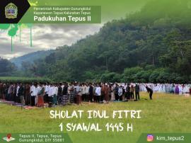 Sholat Idul Fitri : 1 Syawal 1445 H