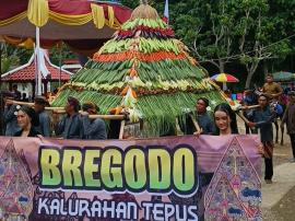 7 Padukuhan Tepus Tampil Maksimal Sebagai Peserta Kirab Budaya Hari Jadi Kalurahan Tepus Ke-76