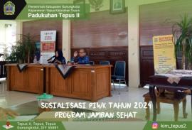 Sosialisasi Penerimaan Bantuan Jamban Sehat Program PIWK Kapanewon Tepus Tahun 2024