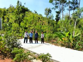 Kunjung Lapang Bamuskal Pada Proyek Pembangunan Jalan Menuju TPS3R Kalurahan Tepus 