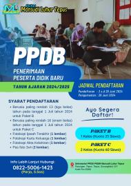 PPDB Tahun Ajaran 2024/2025 di PKBM Marsudi Luhur : Paket B dan Paket C