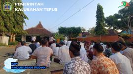 Sholat Idul Adha di Lapangan SD Negeri Pudak - Khatib Bersama Bapak Samsudin 