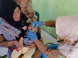 Pekan Imunisasi Nasional Polio di Kalurahan Tepus Tahun 2024