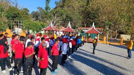 Apel Rutin Pamong Dan Lembaga Kalurahan Tepus, Persiapan Lomba Gerak Jalan Kapanewon Tepus