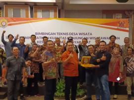 Ketua Desa Wisata Kalurahan Tepus Ikuti Kegiatan Sharing Desawisata Bersama Dinas Pariwisata Pemuda 