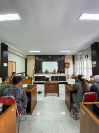 Lurah dan Ketua Desa Wisata Tepus Ikuti Rapat Koordinasi Pendampingan Program Live in  DKV 5 2024