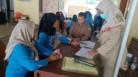 Menyongsong Hari Jadi Kalurahan Tepus , UPT Puskesmas Tepus II Adakan Pemeriksaan Kesehatan Gratis