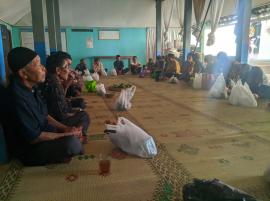 Padukuhan Pudak Selenggarakan Tradisi Kirim Dowo Usai Panen