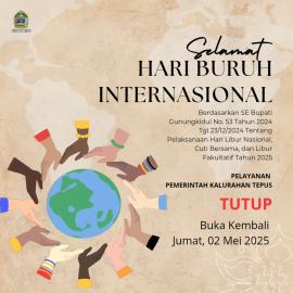 SELAMAT HARI BURUH INTERNASIONAL