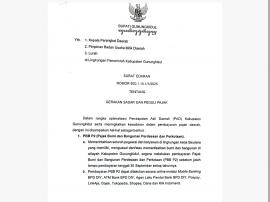 SE Bupati Gunungkidul Nomor 900.1.15.1/1/2025  : Gerakan Sadar dan Peduli Pajak