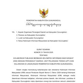 Pemkal Tepus Dukung Kolaborasi Publikasi Berbasis KIM di Gunungkidul