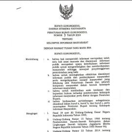 Kelompok Informasi Masyarakat (KIM) di Kalurahan Tepus : Langkah Menuju Gunungkidul Smart City