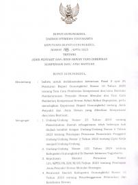 Bupati Gunungkidul Tetapkan Jenis Penyakit dan Hewan yang Dapat Kompensasi/Bantuan
