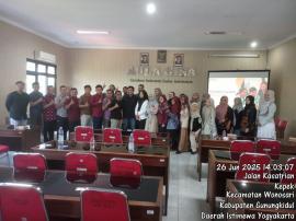 Anggota KIM Kalurahan Tepus Ikuti Pelatihan Video Content Creator dari Kominfo