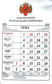 Pojok Budaya : Mengenal Hari, Bulan, dan Tahun dalam Penanggalan Jawa