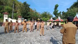 Lurah Tepus Himbau Disiplin dan Kekompakan dalam Apel Rutin Pamong Kalurahan