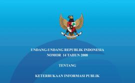 Undang Undang Nomor 14 Tahun 2008 tentang Keterbukaan Informasi Publik