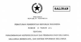 Peraturan Pemerintah Nomor  87 Tahun 2014 