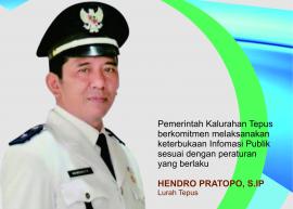 Komitmen Pemerintah Kalurahan Tepus Terhadap Keterbukaan Informasi 