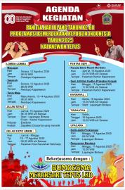 Agenda HUT ke-80 RI Kapanewon Tepus Tahun 2025 Resmi Dirilis