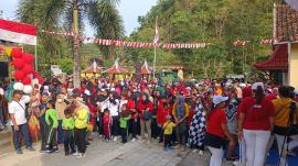 Jalan Sehat Kalurahan Tepus Meriahkan HUT RI ke-80, Sediakan Berbagai Doorprize
