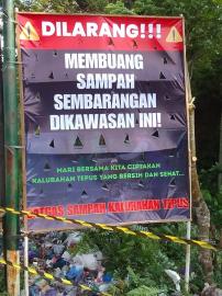TROSAU BUKAN TEMPAT PEMBUANGAN SAMPAH!