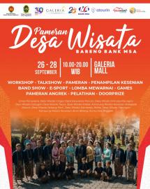 Rundown Pameran Desa Wisata Bersama Bank MSA