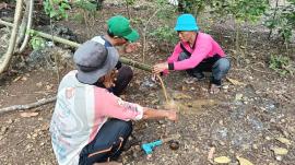 Uji Coba Aliran Air PDAM Menuju Padukuhan Kanigoro