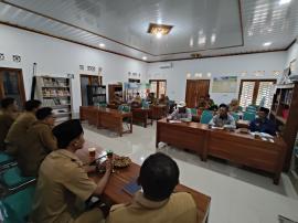 Rakor Pamong Kalurahan Tepus, Dipimpin Langsung oleh Lurah