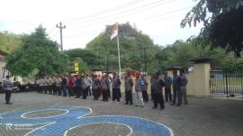 Lurah Tepus Ikuti Apel Jaga Warga Bersama Kapolsek Tepus